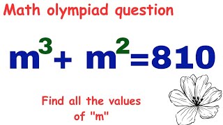 a nice cubic equation  maths olympiad question  learn to solve this question [upl. by Bernetta46]