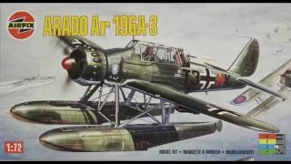 172 Airfix Arado Ar 196 A3 Kit02019 [upl. by Marena488]