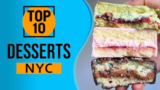 Top 10 Best Desserts in New York City [upl. by Savil]