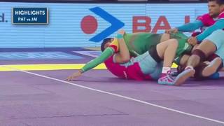 Shabeer Bapus spectacular performance against Patna Pirates [upl. by Anivid]