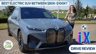 BMW iX xDrive50 Complete Review  Most Luxurious Electric SUV under 100k [upl. by Rowell]