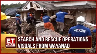 Wayanad Landslides Update Search amp Rescue Ops Continues In LandslideAffected Areas  Top News [upl. by Ricker800]