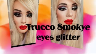 Trucco semplice glitter tutorial [upl. by Murrah]