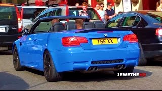 BMW M3 E93 Convertible REVS amp Accelerations in London [upl. by Alat]