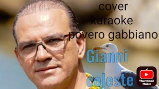 Gianni celeste povero gabbiano cover karaoke [upl. by Golliner595]