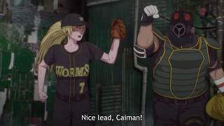 Nikaido amp Kaiman plays baseball  Nikaido is great  Dorohedoro Episode 7 English Sub [upl. by Eniamreg68]