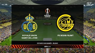 ⚽ Union StGilloise vs BodoGlimt ⚽  UEFA Europa League 10032024  PES 2024 [upl. by Gluck]