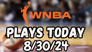 WNBA Picks and Predictions Today 83024 [upl. by Gwendolin351]