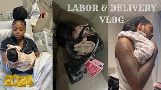 LABOR amp DELIVERY VLOG  Induced at 38 Weeks  REAL amp RAW [upl. by Anitel234]