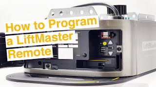 Program a LiftMaster Remote in 30 seconds [upl. by Codel232]