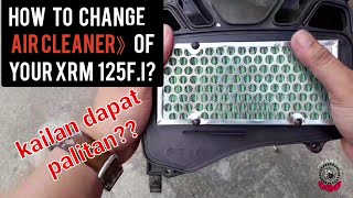 how and when to change Air Cleaner Filter of your XRM 125 FI easy steps [upl. by Neerahs]