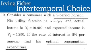 MEC 101 Intertemporal Choice Choices involving different periods of time [upl. by Ringsmuth]