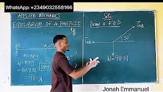 Equilibrium of Forces 1 Equilibrium of Particles  Applied Mechanics equilibrium solidmechanics [upl. by Ehsiom]