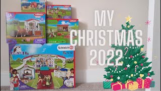 Huge Schleich Unboxing  My Christmas presents 2022 [upl. by Anitnuahs803]