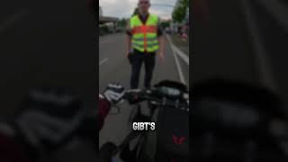 Ein knackiges Gespräch mit der Polizei motorrad fahren motovlog motovlogger [upl. by Enos]