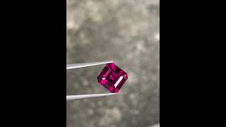 531 carats  Purplish Pink Garnet Stone Asscher Cut Natural African Gemstone garnet gemstone [upl. by Breen898]