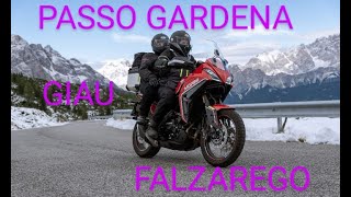 PASSI DOLOMITICI IN MOTO CON UNAMBIENTAZIONE UNICA [upl. by Ranna]