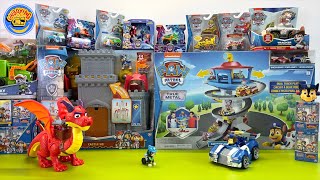 Paw Patrol Toys Unboxing Collection Review  Rescue knights True metal  Mighty movie Patrick ASMR [upl. by Philbin695]