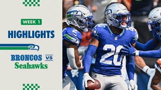 Seattle Seahawks Highlights vs Denver Broncos  2024 Regular Season Week 1 [upl. by Idorb183]