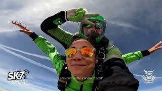 Tandem Skydive Salto de Paraquedas Algarve Ana [upl. by Aramit]