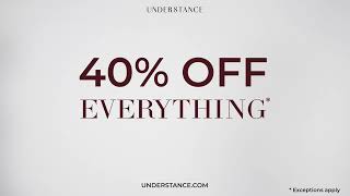 40 OFF EVERYTHING  Understance [upl. by Ursas]