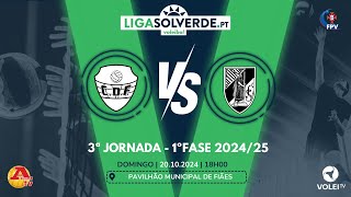 CD FIÃES x VITÓRIA SC  3ªJORNADA  LIGA SOLVERDEPT 2024 2025 [upl. by Gnoh859]