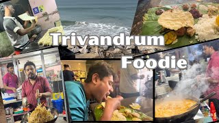 Best Sadhya in Trivandrum  Spicy Fish Fry amp Kethel Chicken Kerala NonVeg Food Vlog [upl. by Michey]