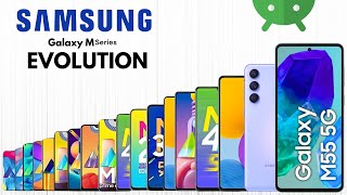 Evolution of Samsung Galaxy M Series  History of Samsung [upl. by Arrat]