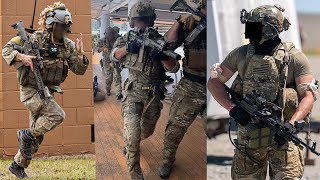 US Special Operation Soldiers Try Airsoft amp DESTROY Everyone With Realistic GBB Rifles  MG42 [upl. by Gorlin]