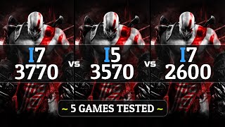 Intel core i5 3570 vs i5 3570k Overclock 48 GHz in 15 Games or i5 3570k stock vs OC [upl. by Kram]