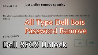 How to Remove BIOS Password on Dell 5410  Tamil StepbyStep Guide [upl. by Nnaaihtnyc]