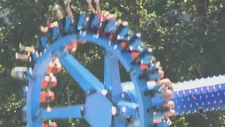 Oaks Park reopens AtmosFEAR ride after malfunction [upl. by Nuahsel]