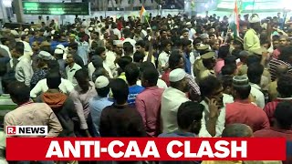 AntiCAA Protest In Chennais Washermanpet Turns Violent After Protesters And Police Clash [upl. by Circosta]