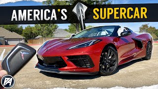 100k 2023 Chevy Corvette Stingray Convertible Review amp Drive [upl. by Nitsyrc]