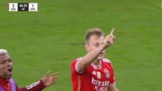 João Neves Goal Benfica vs Sporting 21 Casper Tengstedt Goal  All Goals and Extended Highlights [upl. by Angelle]