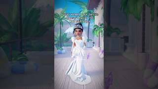 Does your bestie play DTI too🤍Wedding Day Theme Outfit Idea VIP amp NO VIP dresstoimpress trend [upl. by Cosette57]