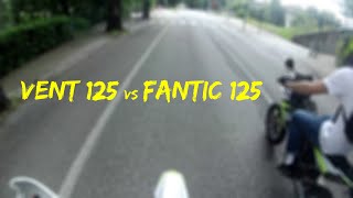 HM VENT 125 vs FANTIC 125 [upl. by Mcclure974]