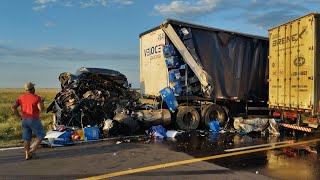 Accidente en Ruta 14 Km 530 [upl. by Otcefrep]