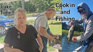 Join us Cooking and Fishing on Crown Lake in Arkansas [upl. by Lole]