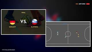 Futsal Euro Championship 2020  FINAL Germany  Slovenia [upl. by Llireva]