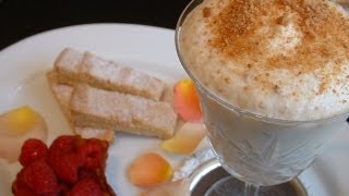 Making crushed Amaretti syllabub [upl. by Nairoc]