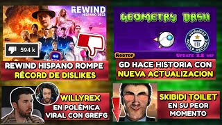 REWIND HISPANO SE LLENA DE DISLIKES POR FUERTES CRÍTICAS  GD LANZA ACTUALIZACION HISTÓRICA  WILLY [upl. by Nylidam884]