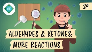 Aldehyde and Ketone Reactions  Hydrates Acetals amp Imines Crash Course Organic Chemistry 29 [upl. by Sanderson398]