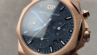 GirardPerregaux Laureato Chronograph 8102052432BB4A GirardPerregaux Watch Review [upl. by Anissej]