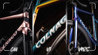 COLNAGO V4RS C68 ET V3 A LA LOUPE [upl. by Ymmac]