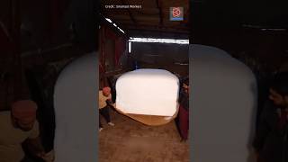 How Polyurethane PU Sponge White Foam Sheets Are Made [upl. by Flight79]