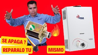 como REPARAR BOILER de paso cinsa I VALVULA de gas dañada [upl. by Lihas585]