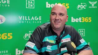 Rob Cross  Post Match Interview  US Darts Masters [upl. by Natalee]