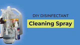 DIY DISINFECTANT CLEANING SPRAY [upl. by Florie]