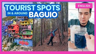 30 BAGUIO TOURIST SPOTS amp THINGS TO DO • Travel Guide Part 2 • ENGLISH • The Poor Traveler [upl. by Heid]